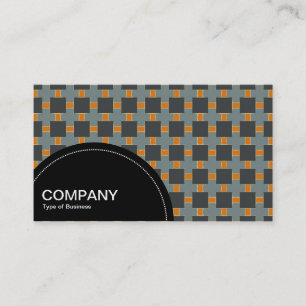 Semi-circle Panel (dots) - Geometric pattern 011 Business Card