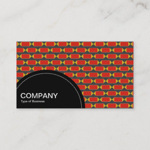 Semi-circle Panel (dots) - Geometric pattern 012 Business Card