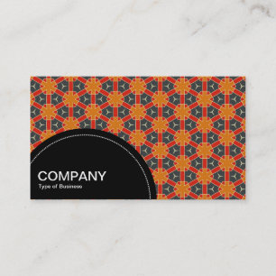 Semi-circle Panel (dots) - Geometric pattern 013 Business Card
