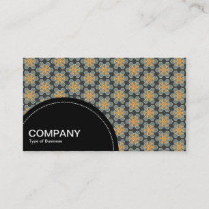 Semi-circle Panel (dots) - Geometric Pattern 016 Business Card