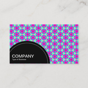 Semi-circle Panel (dots) - Geometric Pattern 017 Business Card