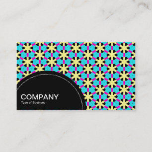 Semi-circle Panel (dots) - Geometric Pattern 019 Business Card