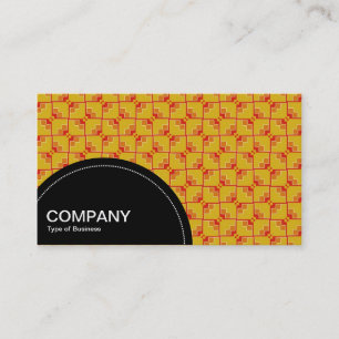 Semi-circle Panel (dots) - Geometric pattern 06 Business Card