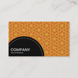 Semi-circle Panel (dots) - Geometric pattern 08 Business Card