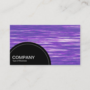 Semi-circle Panel (dots) - Interference (Gold) Business Card
