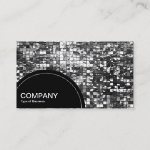 Semi-circle Panel (dots) - Mosaic Business Card