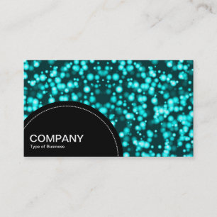 Semi-circle Panel (dots) - Orbday (Gold) Business Card
