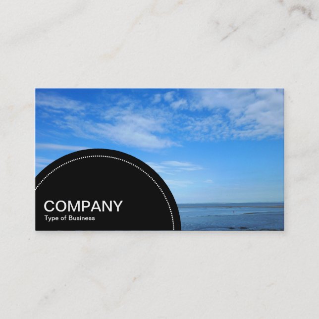 Semi-circle Panel (dots) - Severn Estuary Business Card (Front)