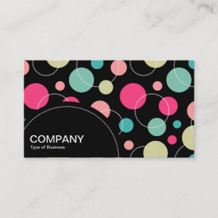 Semi-circle Panel (dots) - Spots & Circles 150816 Business Card