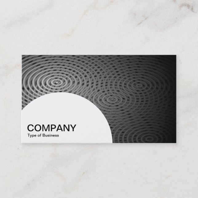 Semi-circle Panel - Electric Pool 010 Business Card (Front)
