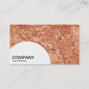 Semi-circle Panel - Marble 02 Business Card