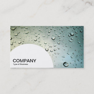 Semi-circle Panel - Rain on my Window Business Card