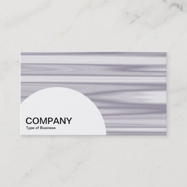 Semi-circle Panel - Waves Business Card (Front)