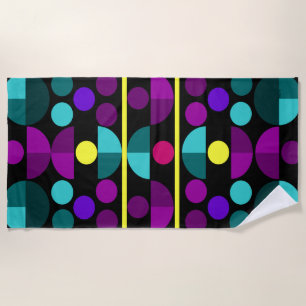 Semi Circles Beach Towel