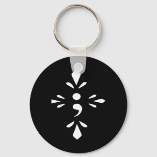 Semi-colon (suicide Prevention) Mental Awareness S Key Ring