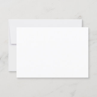 Semi Gloss Wedding RSVP Response Card
