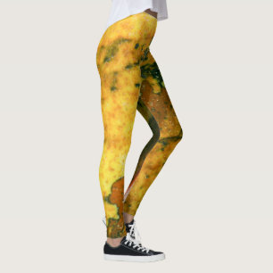 Semi-precious gemstone stone texture structure leggings