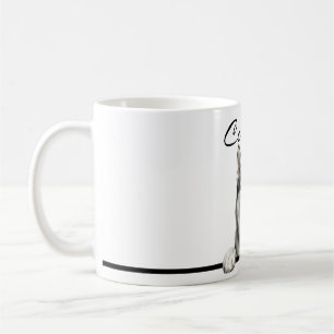 Semi-Realistic Siberian Husky Full Wrap 11oz Mug