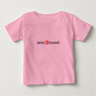 Semi Sweet tutu - hearts Baby T-Shirt
