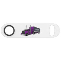 Semi-trailer truck cartoon illustration