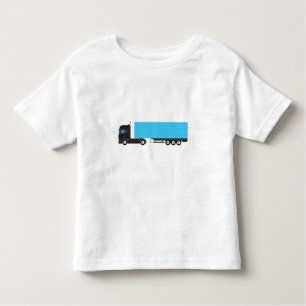 Semi-Trailer Truck Transportation Trucks Toddler T-Shirt