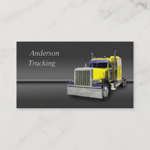 Semi Truck Business Card