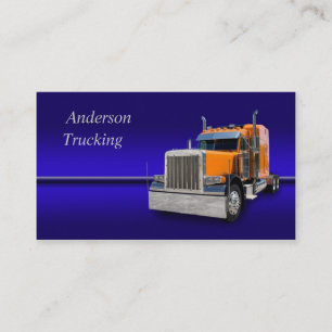 Semi Truck Business Card