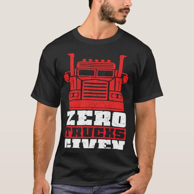 Semi Truck Driver Do Not Disturb I'm Jacking Off T-Shirt (Front)