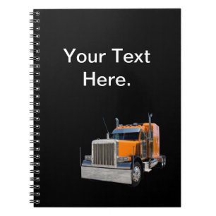 Semi Truck Spiral Notebook