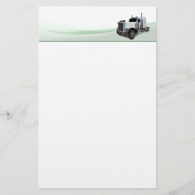 Semi Truck Stationery (Front)