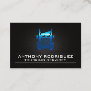 Semi Truck Transport Driver Logistics Business Card