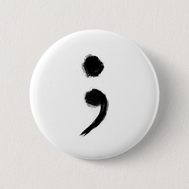 SemiColon Button (Front)