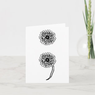 Semicolon Dandelion Suicide Prevention Awareness  Card