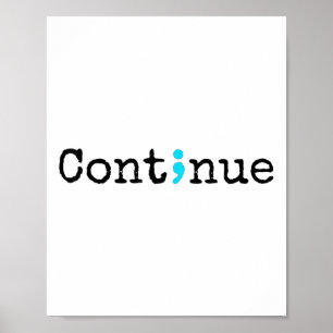 Semicolon Mental Health &amp; Suicide Prevention A Poster