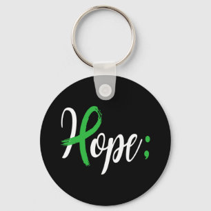 Semicolon Mental Health Awareness Month Support Em Key Ring