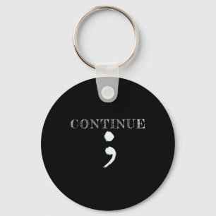 Semicolon Mental Health Awareness Suicide Preventi Key Ring
