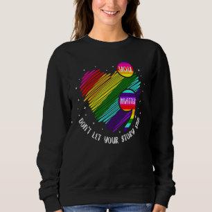 Semicolon Mental Health Awareness Sweatshirt
