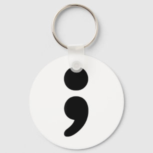 Semicolon Mental Health S Awareness Month Key Ring