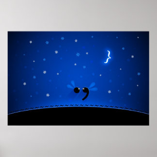 Semicolon Poster