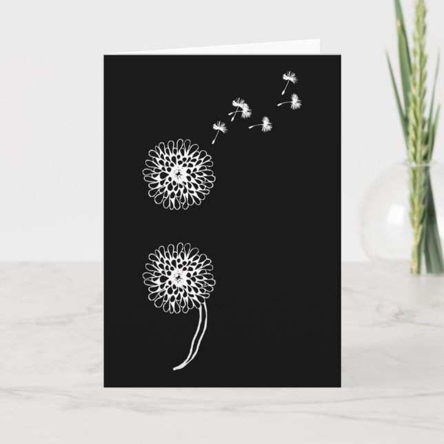 Semicolon Project Suicide Prevention Blowll Dandel Card (Front)