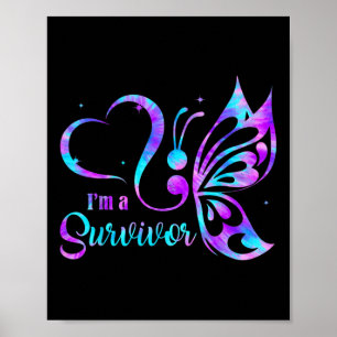 Semicolon Suicide Prevention Awareness - Kids Girl Poster