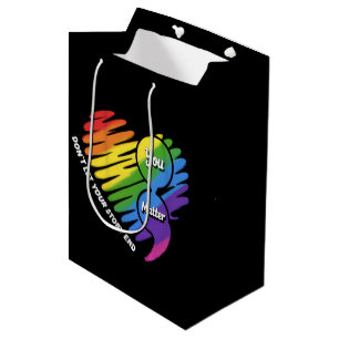 Semikolon LGBTQ Suicide Prevention Mental Health Medium Gift Bag