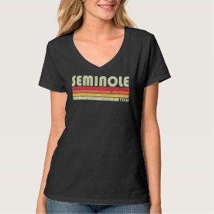 Seminole Tx Texas Funny City Home Roots  Retro 70s T-Shirt