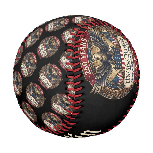 Semiquincentennial Eagle Emblem Baseball (Angled)