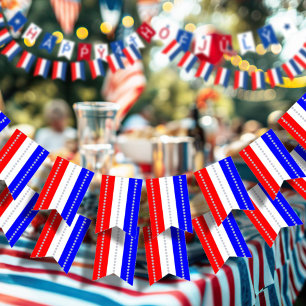 Semiquincentennial Stars & Stripes 250th Bunting