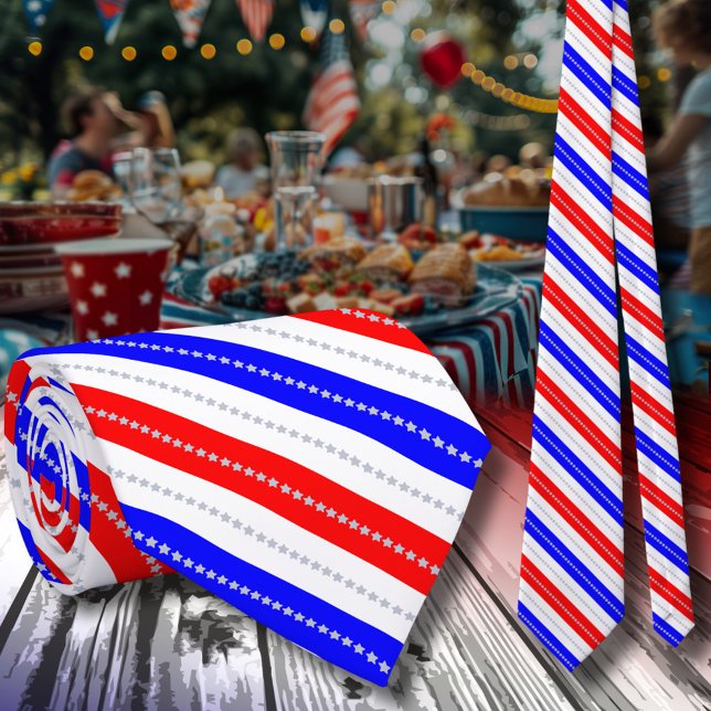 Semiquincentennial Stars & Stripes 250th Tie (Creator Uploaded)
