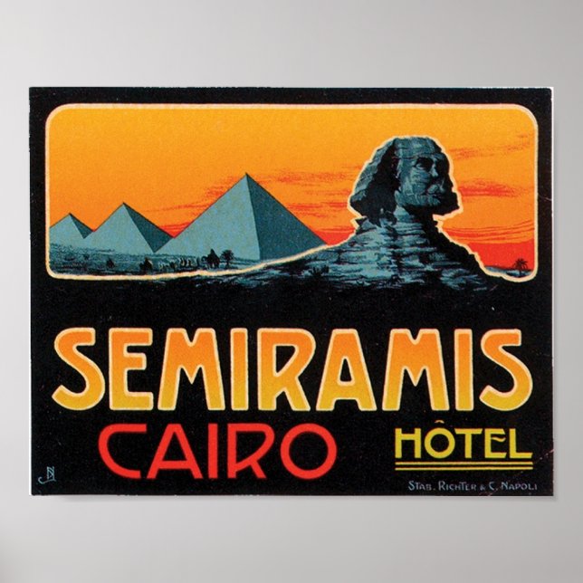 Semiramis Hotel Cairo Poster (Front)