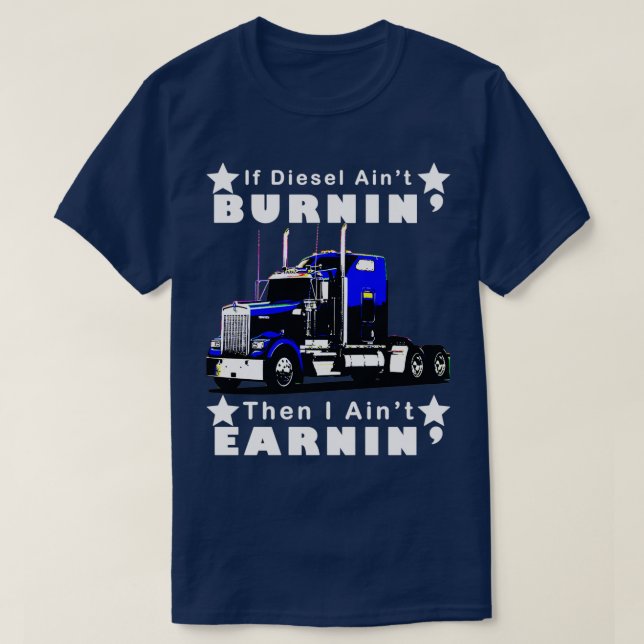 SemiTrailer Truck Driver Gift Classic TShirt (Design Front)