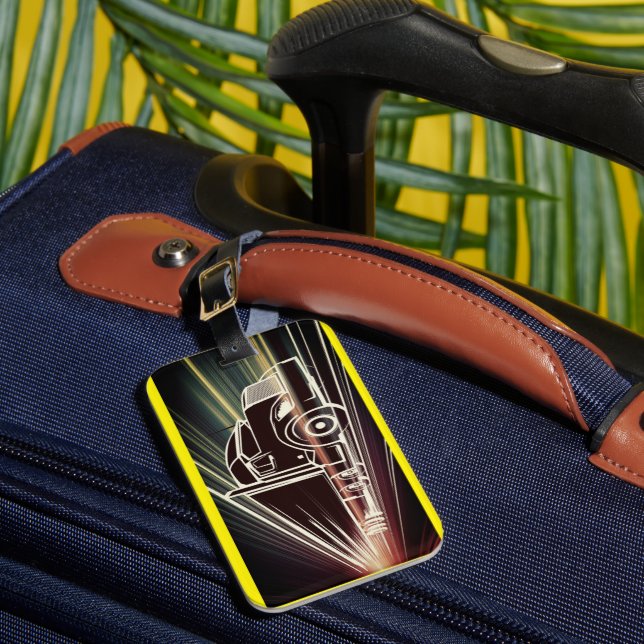 SemiTruck luggage tag (Front Insitu 1)