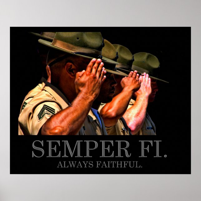 Semper Fi - Always Faithful Poster (Front)